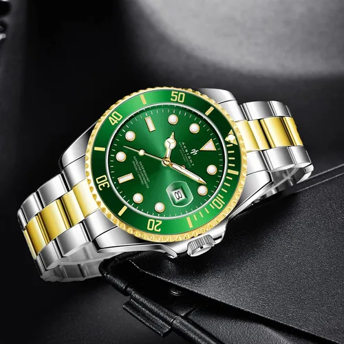 Vista 9 de BENYAR AKNIGHT Watches for Men, Waterproof Male Watch Luminous Chronograph Analog Quartz Movement Mens Watches, Stylish Men's Wrist Watch with