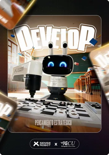 Vista 4 de SenseRobot Lite — Juego de Ajedrez Robótico con IA y Damas Internacionales (10×10) 25 Niveles de Ajedrez (Elo 200–2900), Epic Duel Elo 3200, Guía