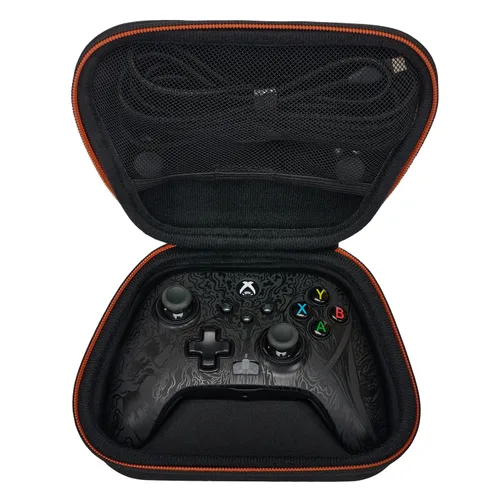 Vista 7 de PowerA Fusion Pro 3 Wired Controller with Dual Vibration, Trigger Locks, Advanced Gaming Buttons, and Storage Case for Xbox Series X S and PC