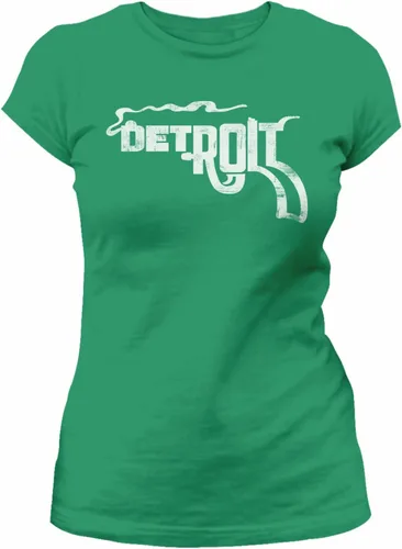 Vista 35 de Detroit Smoking Gun - Camisa para hombre y mujer, estilo vintage, suave Negro