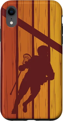 Vista 8 de iPhone 15 Retro Lacrosse Goalie Goalkeeper - Vintage Lacrosse Goalie Case