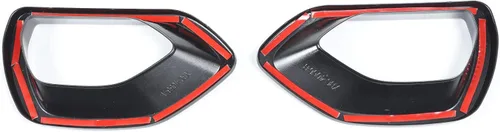 Vista 7 de Hoolcar Cubierta de rejilla central para parachoques delantero exterior para Dodge Charger R/T Scat Pack 2015-2021, color negro