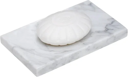 Vista 5 de Jabonera de mármol negro – Soporte para platos de mármol pulido y brillante – Accesorio de baño bellamente hecho – por CraftsOfEgypt