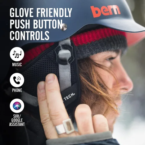 Vista 4 de Outdoor Tech - Chips 3.0 Altavoces Bluetooth para Casco - Auriculares Bluetooth Inalámbricos Verdaderos para Casco para Esquí, Snowboard, Ciclismo