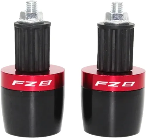 Vista 3 de Moto Handlebar End Plug Motorcycle Universal Handlebar Grips Ends Counterweight Bar Slider End Cap Plug for FA&zer FZ8 FZ 8 7/8