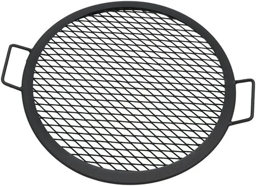Vista 11 de Sunnydaze X-Marks Parrilla de cocción para fogata– varios tamaños disponibles., 22 pulgadas, Negro