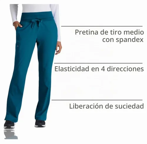 Vista 4 de Barco Uno Mujer 5206 Cargo Scrub Bahama
