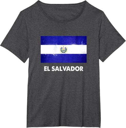 Vista 26 de Camiseta de la bandera de El Salvador Camiseta salvadoreña