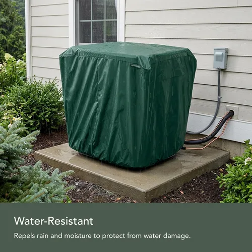 Vista 8 de Covermates - Funda para aire acondicionado, protección exterior, resistente al agua y a la intemperie Vinilo Verde Clásico