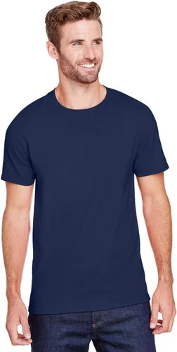 Vista 7 de Jerzees - Camiseta de cuello redondo hilado en anillo de mezcla prémium - 560MR Azul scuba