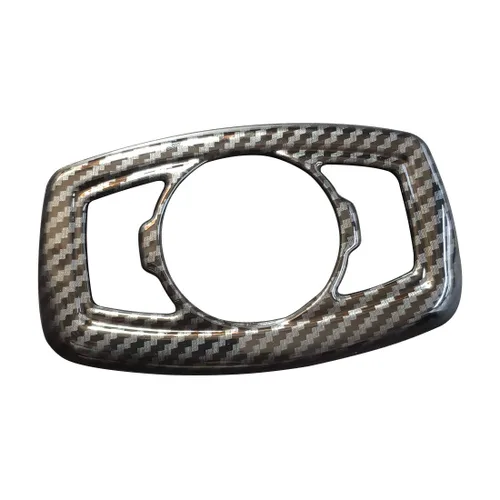 Vista 2 de Fundas decorativas para interruptor de faros delanteros de fibra de carbono para Ford Ranger 2015 2016 2017 2018 2019 2020 2021