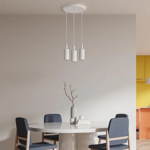 Vista 6 de Kit de toldo de lámpara de araña Canomo de 10 pulgadas con placa de luz de techo y todos los accesorios, incluye gancho, sujetador de cable