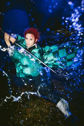 Vista 6 de TopOneer Disfraz de anime para cosplay kimono capa cárdigan traje de Halloween Haori para hombres y mujeres adultos