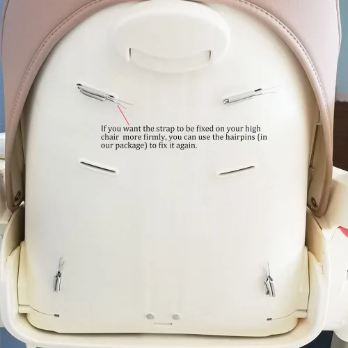 Vista 3 de Correa de repuesto para silla alta, Baby Trend - Arnés ajustable para silla alta de cinco puntos, accesorios para silla alta