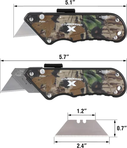 Vista 3 de Olympia Tools 33-130 Camo Turbo x Cuchillo