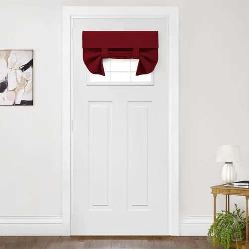 Vista 57 de HOMEIDEAS Cortinas Opacas para Aula para Puerta Principal, Cubierta de Ventana de Puerta de Aula, Persianas de Privacidad con Aislamiento Térmico