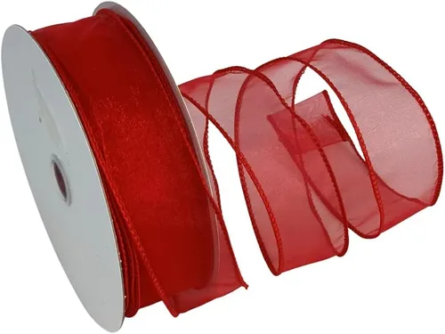 Vista 27 de Cinta patriótica roja, blanca y azul – 4 pulgadas x 10 yardas, 4 de julio, 250 aniversario de Estados Unidos, borde con cable, bandera Bandera