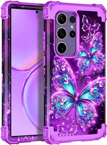 Vista 87 de Casetego Funda para Galaxy A16 5G, Tres Capas de Alta Resistencia Robusta a Prueba de Golpes, Protección Completa Rugosa de PC Duro + Parachoques