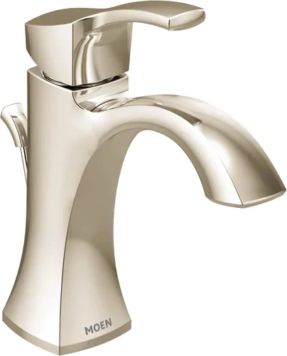 Vista 12 de Moen Voss – Grifo monomando de un solo agujero para lavabo de baño, cromado, con placa de cubierta opcional, 6903