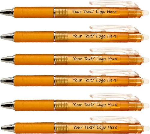 Vista 4 de Bolígrafos personalizados con logotipo personalizado o paquete de texto de 250 unidades para marketing, fiestas, eventos, bolígrafos de gel