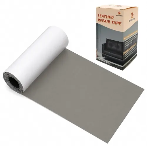 Vista 22 de BSZHTECH Cinta de reparación de cuero, parche de reparación de cuero autoadhesivo para sofás, muebles, sofás, asientos de automóvil, kit avanzado