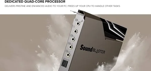 Vista 12 de Creative Sound Blaster AE-7 Hi-Res PCIe Tarjeta de sonido para juegos y ACM