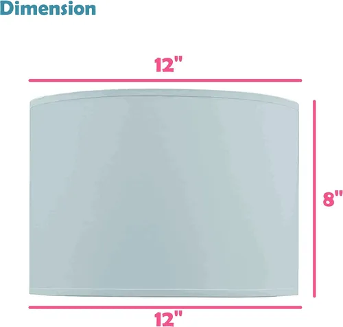 Vista 5 de Aspen Creative 38302 - Persiana plegable de diseño contemporáneo, 12 pulgadas superior x 12 pulgadas inferior x 8 pulgadas de alto, lino blanco