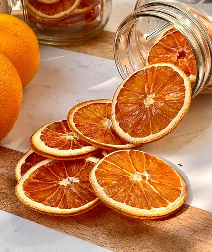 Vista 4 de The Perfect Garnish Co. Ruedas de Naranja Deshidratada - 30 Rebanadas de Naranjas Secas - Fruta Natural