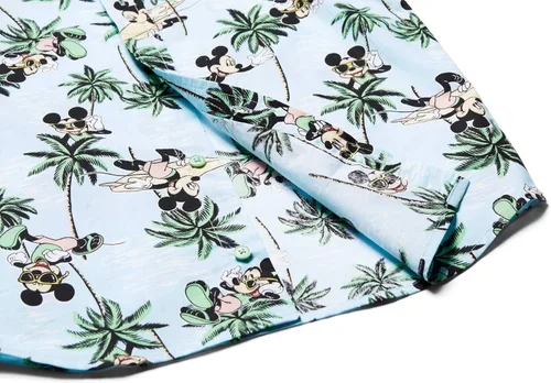 Vista 7 de Disney Lilo & Stitch Mickey Mouse Lion King Simba Hawaiian Button Down Shirt Toddler to Big Kid