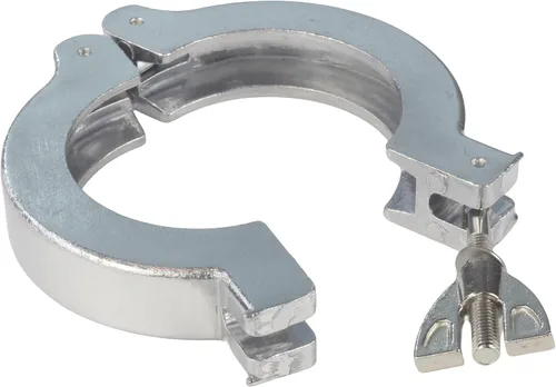 Vista 3 de HFS (R) 5 unids/paquete, KF-16 (NW-16) Juego de abrazaderas de vacío de aluminio, abrazadera de tuerca de ala rápida y anillo de centrado, con junta
