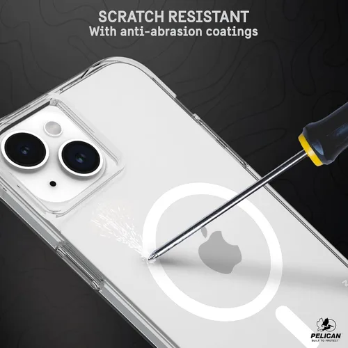 Vista 7 de Pelican Ranger Series - Funda para iPhone 15 Plus de 6.7 pulgadas [compatible con MagSafe] [antiamarillento] Funda magnética para teléfono