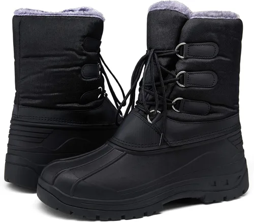 Vista 4 de Jousen Men's Winter Boots Lightweight Waterproof Snow Boots For Men Fur Warm Mens Boots