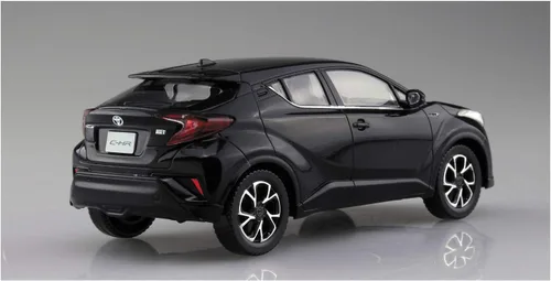 Vista 2 de Aoshima Bunka Kyozai 1/32 El kit a presión Serie Toyota C-HR Negro mica-pintado Plástico Modelo 06-B