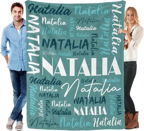 Vista 36 de Manta personalizada para niños y adultos, manta personalizada con nombre, manta de franela personalizada con nombre, manta personalizada con nombre
