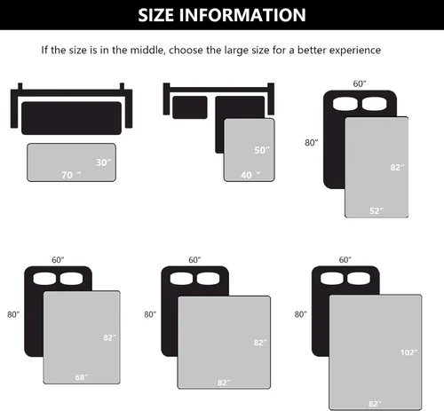 Vista 5 de Manta impermeable para perro, funda antideslizante para sofá para mascotas, lavable, protector de muebles para cama, resistente al cabello, 52 x 82