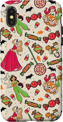 Vista 5 de iPhone 16 Disney Princess Snow White Ariel Jasmine Aurora Funda de Halloween
