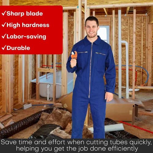 Vista 7 de YIYITOOLS Cortador de tubos y tuberías para cortar mangueras y tuberías de plástico OD PEX, PVC y PPR de hasta 1-5/8 ""pulgadas, cortador