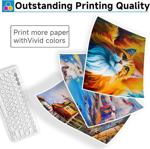 Vista 3 de Cartucho de tinta 65XL de repuesto para HP Ink 65 XL (2 negro y 1 combo de colores 3 unidades) para HP65 HP65xl Envy 5055 5000 5052 5010 5070 5014