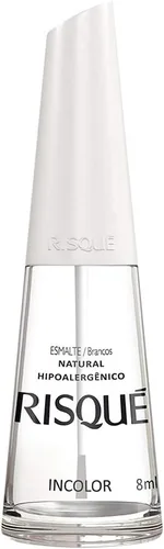Vista 3 de Esmalte de uñas Risque Nude Esmalte de Unhas Secado rápido, hipoalergénico, de larga duración, extra brillante, fabricado en Brasil Desnudo