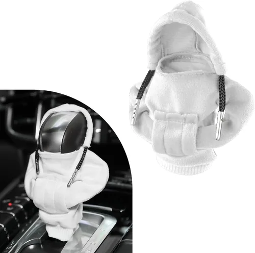 Vista 12 de Ziciner Funda para palanca de cambios de coche, diseño de suéter a la moda, protector de cambios suave universal, accesorios de decoración