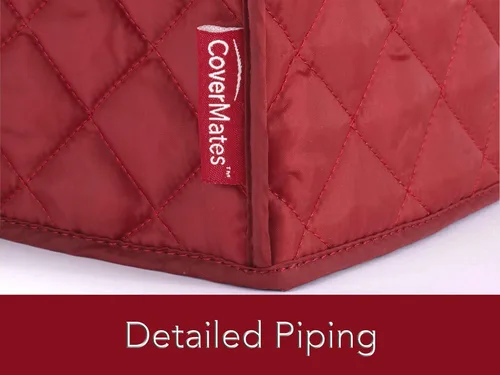 Vista 6 de Covermates Keepsakes - Funda para licuadora, protección contra el polvo, resistente a las manchas, lavable, funda para electrodomésticos, color rojo