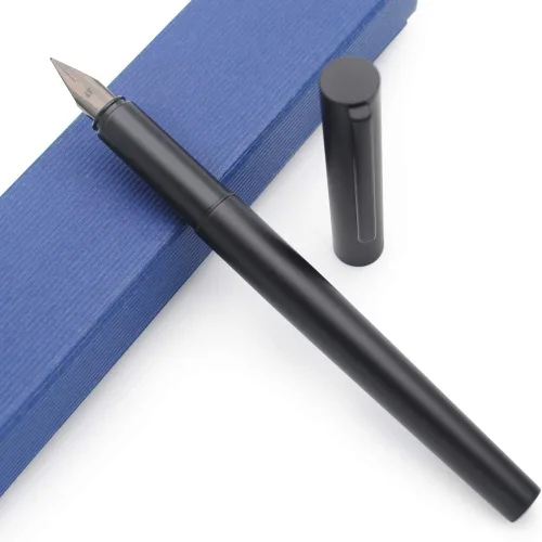 Vista 2 de JINHAO 35 - Pluma estilográfica (negro mate, punta extrafina, 0.015 in)