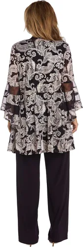 Vista 2 de R&M Richards Conjunto de traje de pantalón para mujer