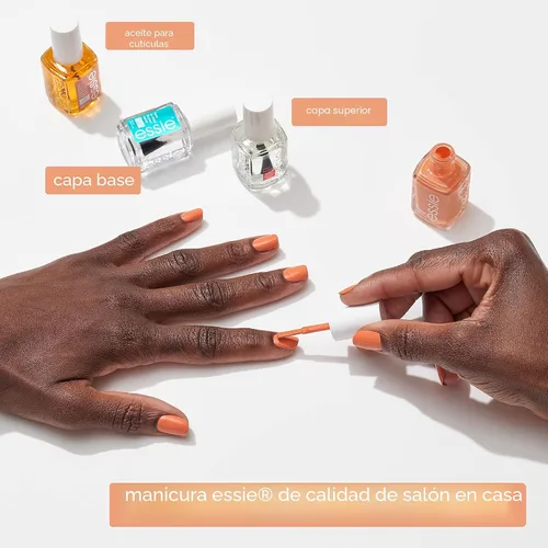 Vista 7 de essie - Esmalte de uñas de calidad de manicura, vegano sin 8, colección UnGuilty Pleasures, coral, tono Snooze In, 0.46 onzas líquidas
