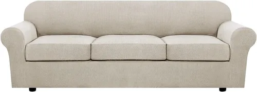 Vista 15 de H.VERSAILTEX Fundas de Sofá Elásticas para Cojines Fundas de Sofá para Muebles de Sala Fundas Protectoras