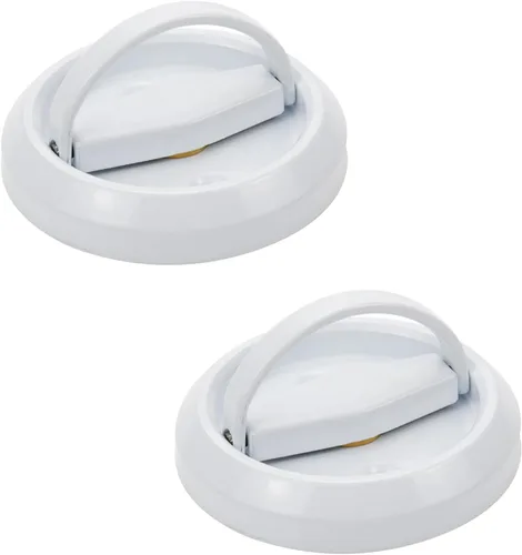Vista 10 de 1 Unidades Empotrable Cerradura Para Gabinete 201 Acero Inoxidable Ronda Puerta Corredera Tirador Oculto Privacidad Locker Perillas Manijas (negro)