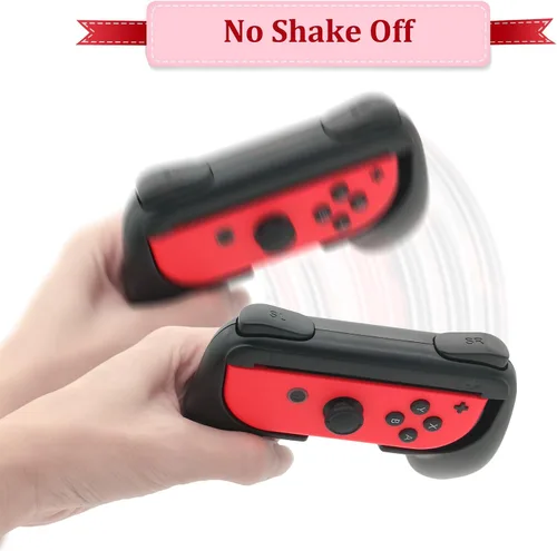 Vista 5 de Empuñaduras de mano para Switch and Switch OLED JoyCons, controladores de mano FYOUNG para Switch Joy Con y Switch OLED modelo 2021 (paquete de 4)
