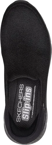 Vista 3 de Skechers Gowalk Flex - Zapatos deportivos sin cordones para hombre, zapatos casuales para caminar Tenis de espuma viscoelástica refrigerados por