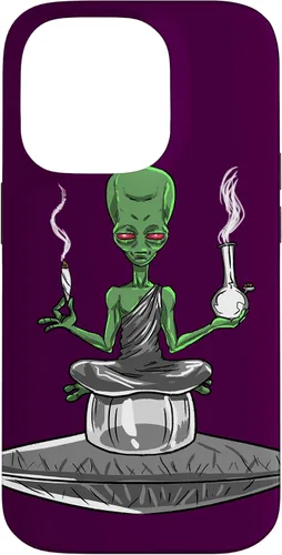 Vista 17 de Alien Smoker Bong Funny ET 420 Weed Space - Funda de regalo para iPhone 17
