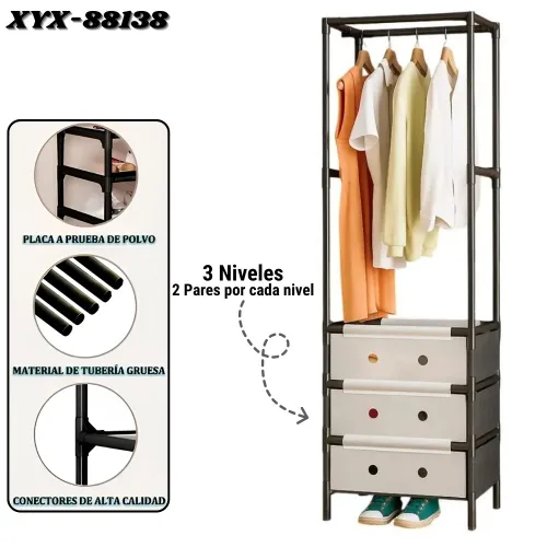 Closet Armario Multifuncional XYX-88138 de IMPONOVEDADES
